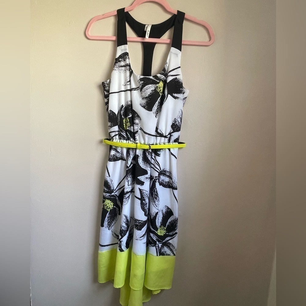 Studio Y Racerback floral sun dress women’s Small